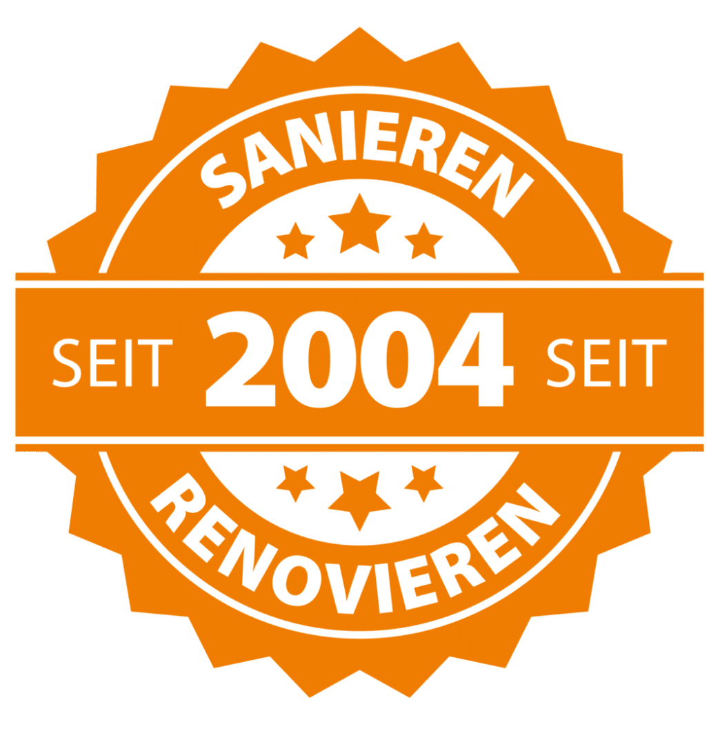 Sanieren & Renovieren seit 2004, Abzeichen