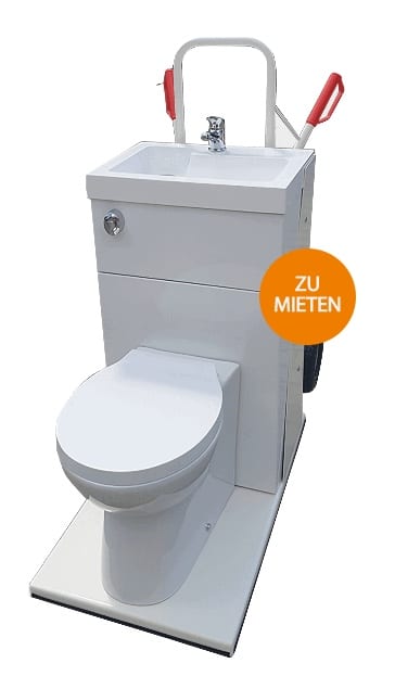 Mobile Toilette mit Waschbecken zum Mieten, Hersteller: WASHBOX
